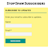 How to stop spam subscribers on WordPress email subscribe form?