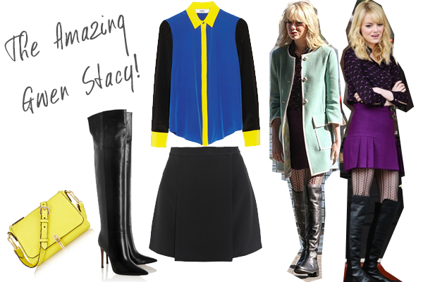 Get the Look - Gwen Stacy in 'The Amazing Spiderman 2' | The Fashion Barbie
