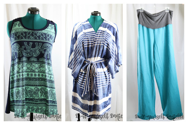 Sewing a Fall capsule for a woman's post partum wardrobe. Women's Fall wardrobe ideas for post partum.
