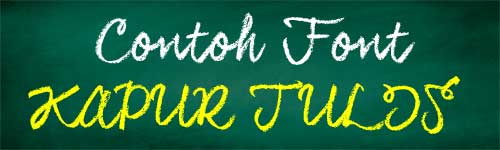 Download font tulisan kapur kaligrafi Download font tulisan kapur kaligrafi
