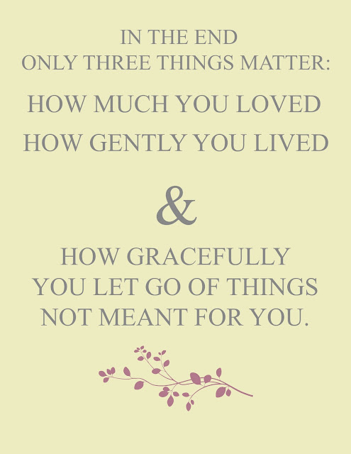 Honey I'm Home: Quote of the Month - October