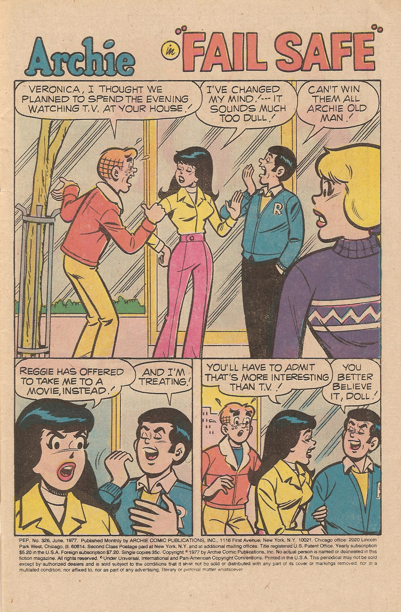 Read online Pep Comics comic -  Issue #326 - 3