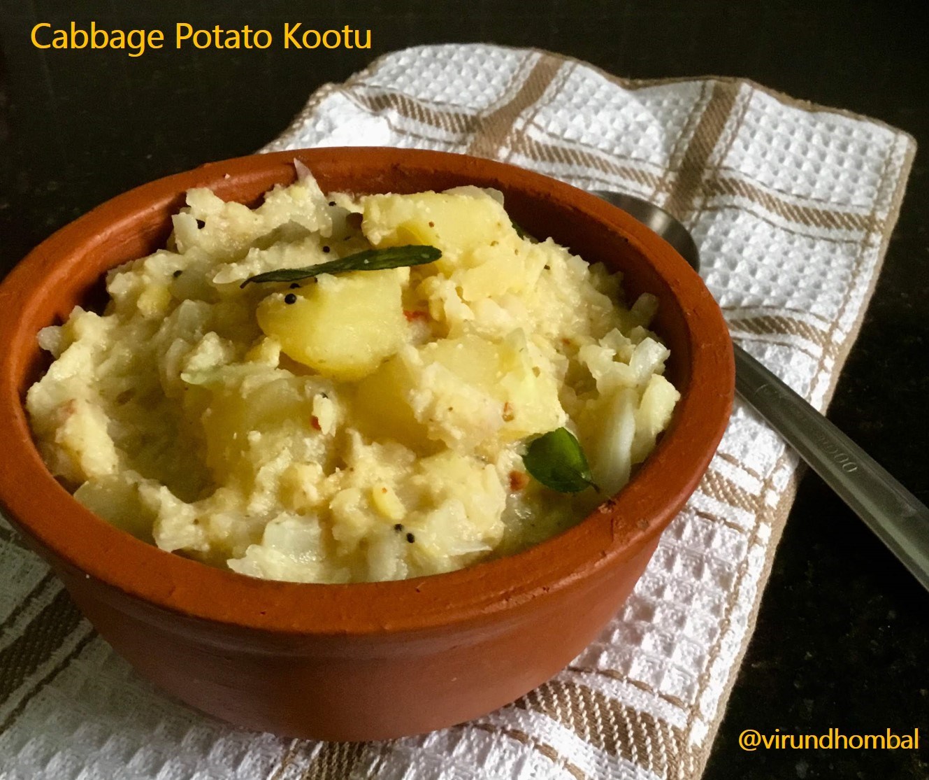 Cabbage Potato Kootu