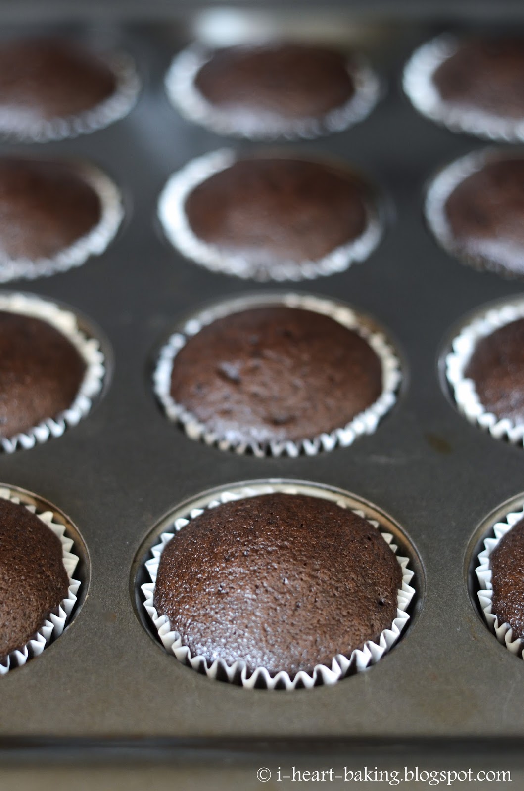 i heart baking! dairy free chocolate cupcakes with whipped dark chocolate ganache frosting
