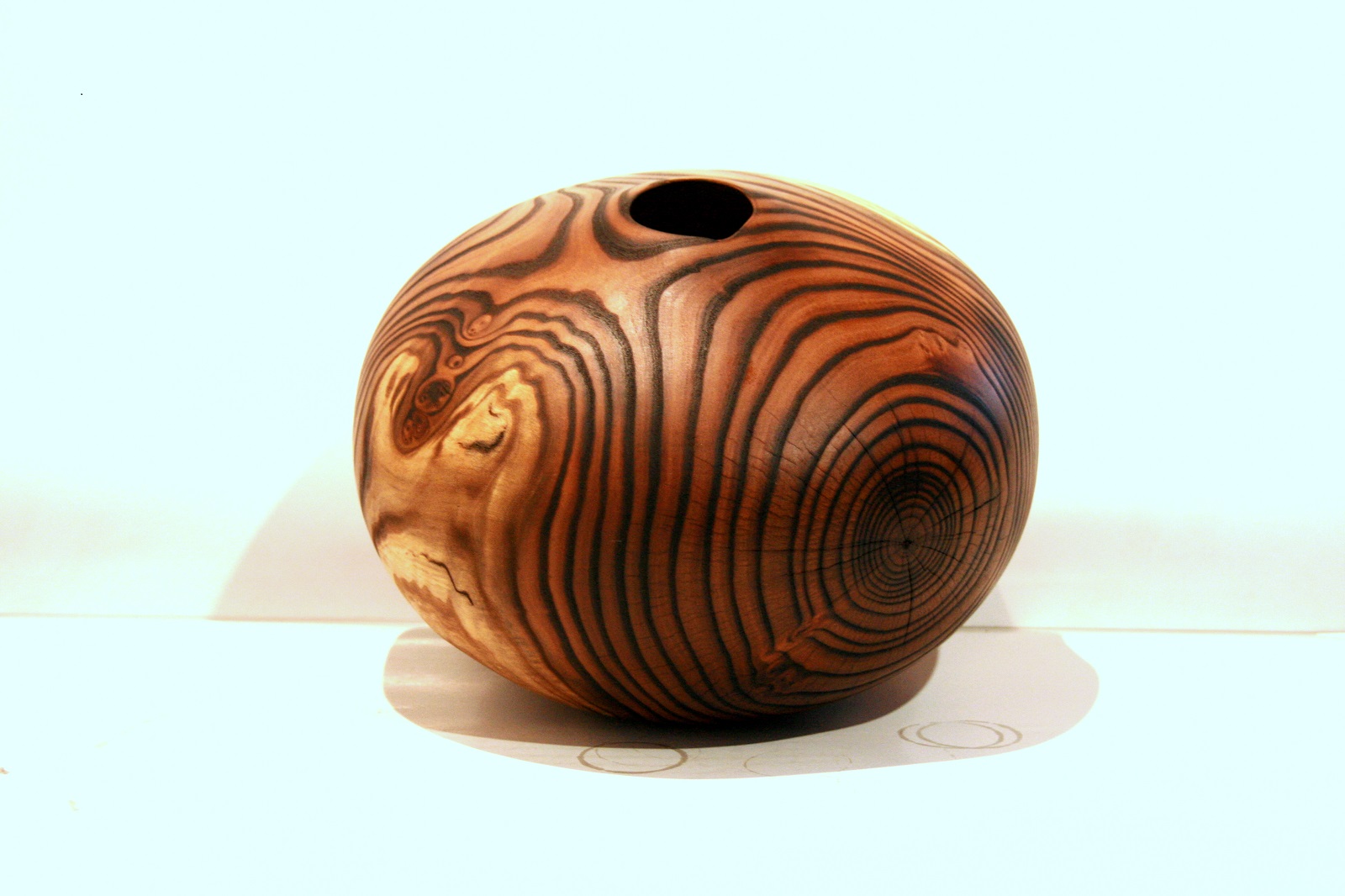 Paolo Ceresi Woodturner Russian olive wood Burned inside series II