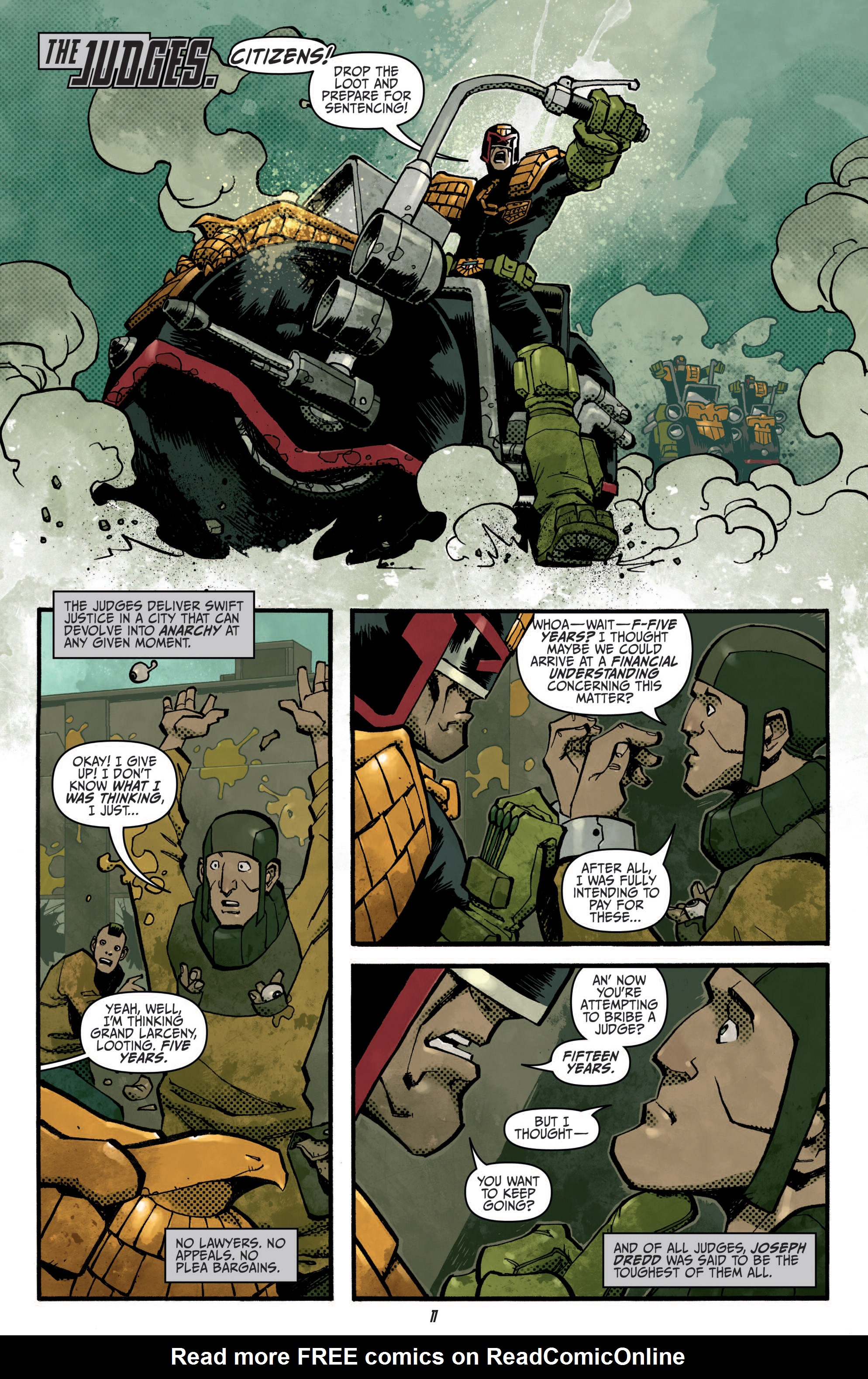 Read online Judge Dredd (2012) comic -  Issue # _TPB 1 - 11