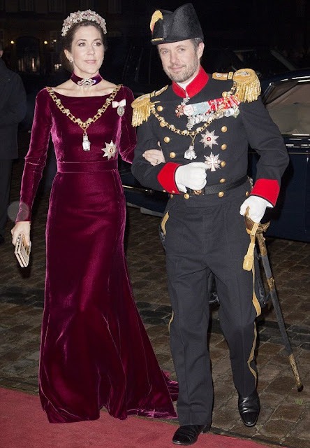 Aging gracefully: Princess Mary stunned in the dress in 2014, and has barely changed nearly two years later 