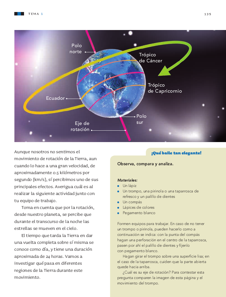Los movimientos de la luna y la tierra - Ciencias Naturales 4to Bloque