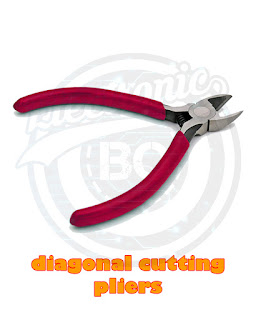 Proper use of diagonal cutting pliers: