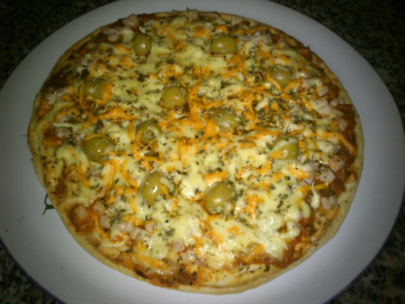 Mágica Cocina PIZZA CASERA GORDITA Y SABROSITA