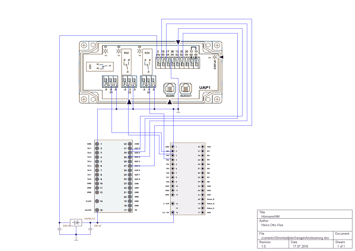 Schaltplan Hormann Promatic Wiring Diagram