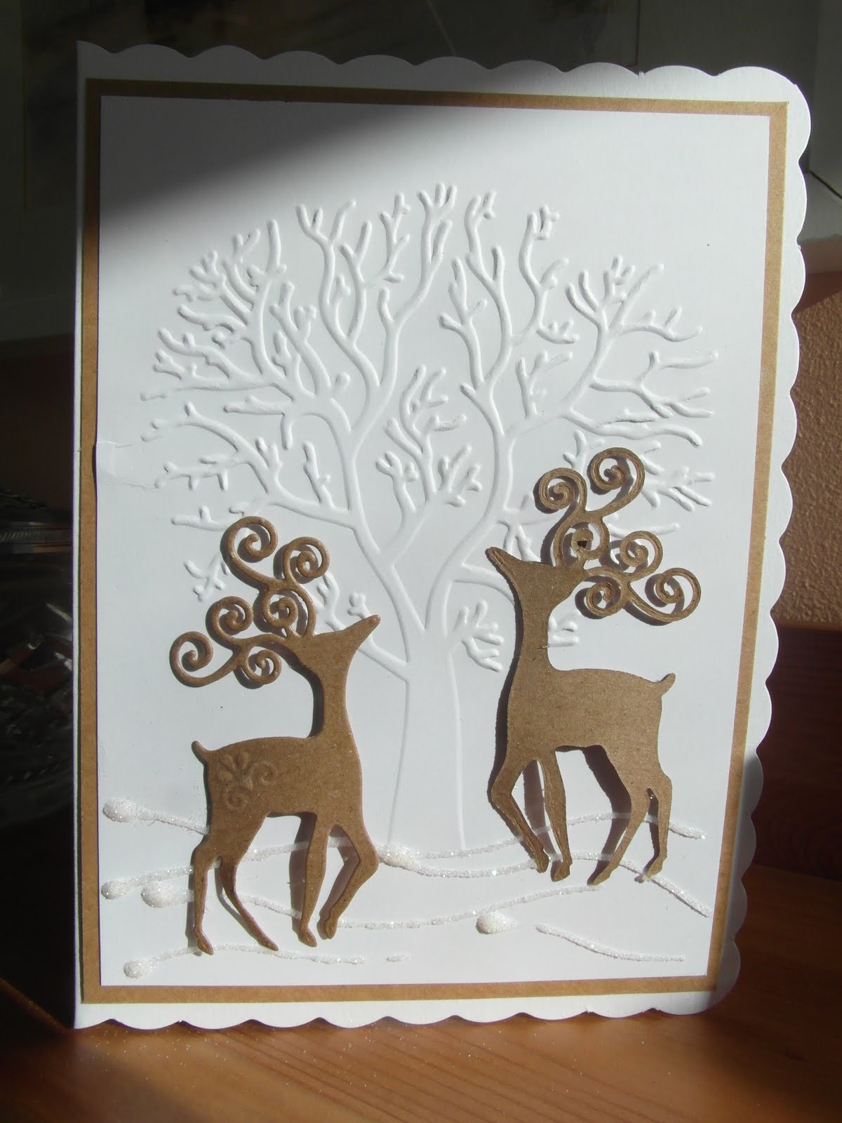 The Heather Garden: Simple Reindeer Card