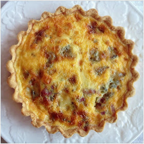 The Game Bird Food Chronicles: Cashel Blue Cheese, Bacon & Onion Quiche