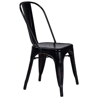 Silla Vitange metal Negra Ardene