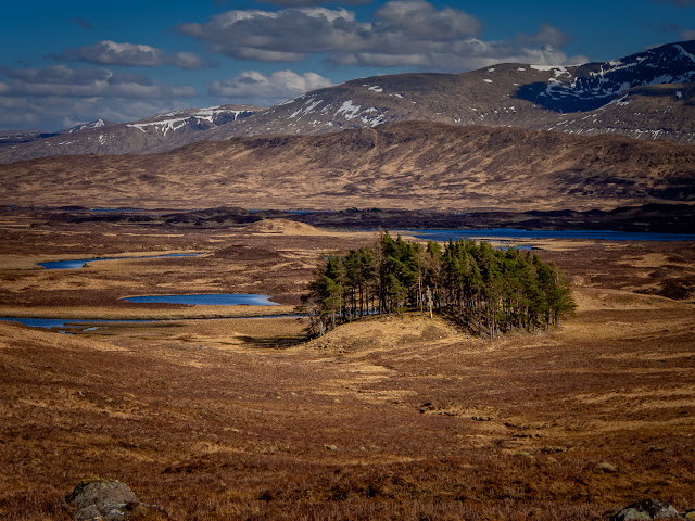 View over Rannoch Moor from the West Highland Way