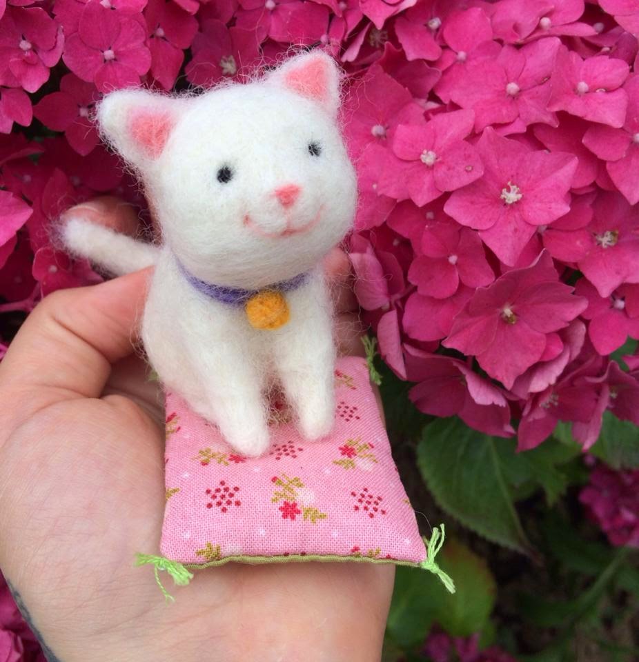 Peanuts And Pocket Fluff Needle Felting…A most dangerous craft!!!!!!!!!