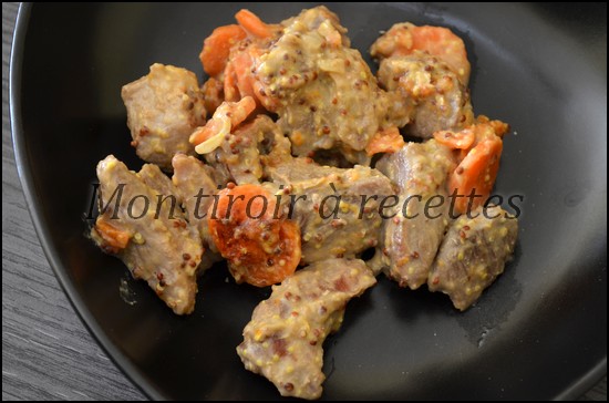 Sauté de porc à la moutarde