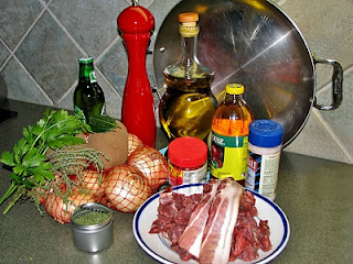 ingredients, beef stew, dinner recipe,