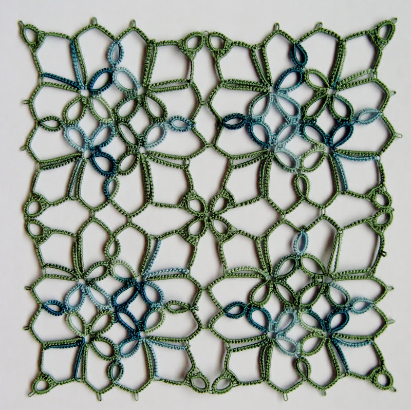 UMI & TSURU Tatting Together Square Motifs Lene Bjorn