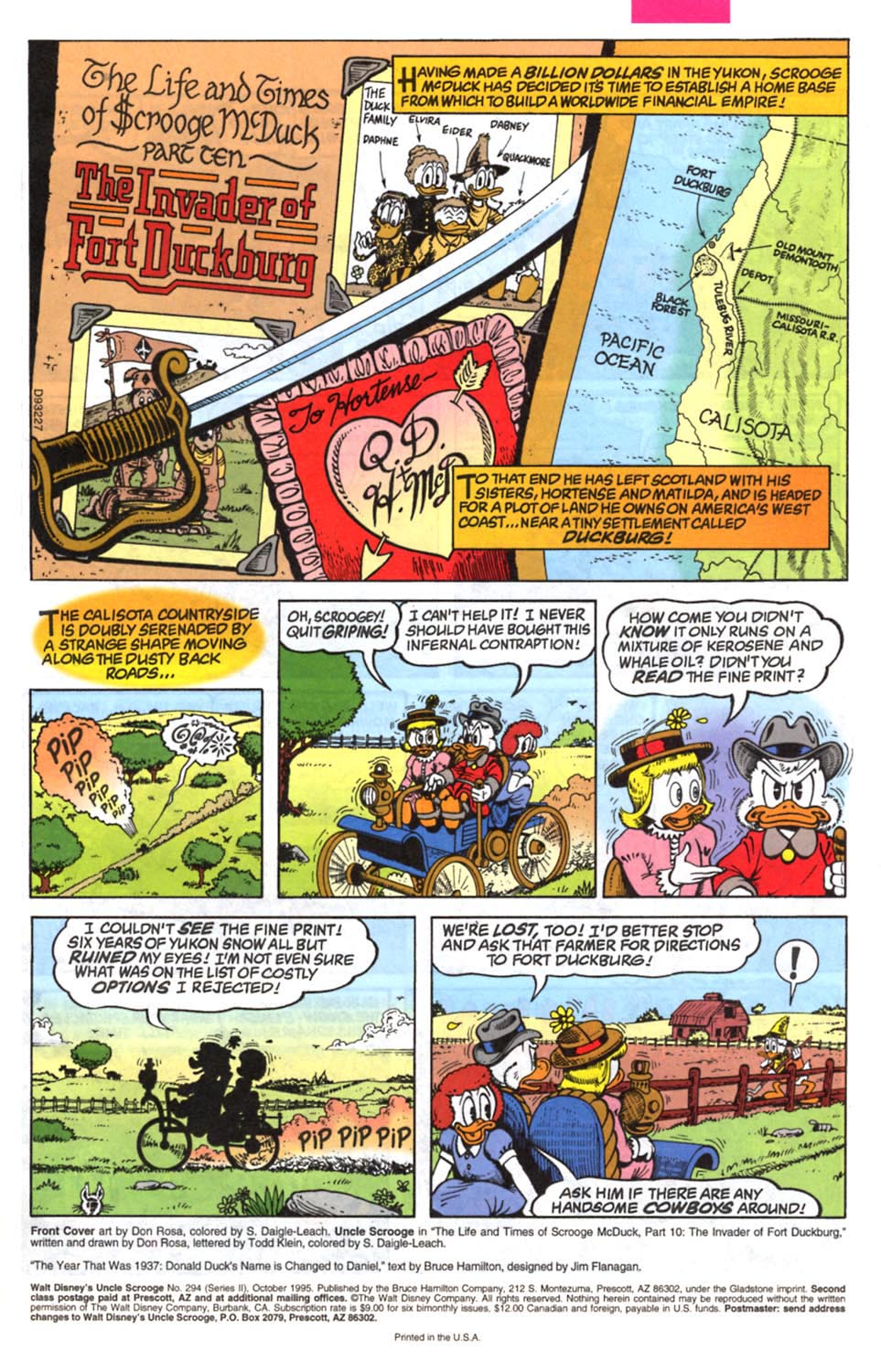 Read online Uncle Scrooge (1953) comic -  Issue #294 - 2