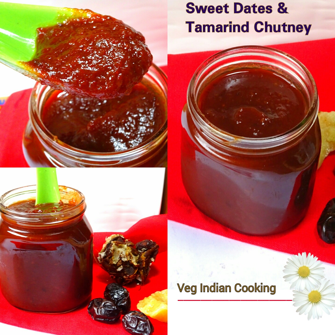 Veg Indian Cooking Dates and Tamarind Chutney