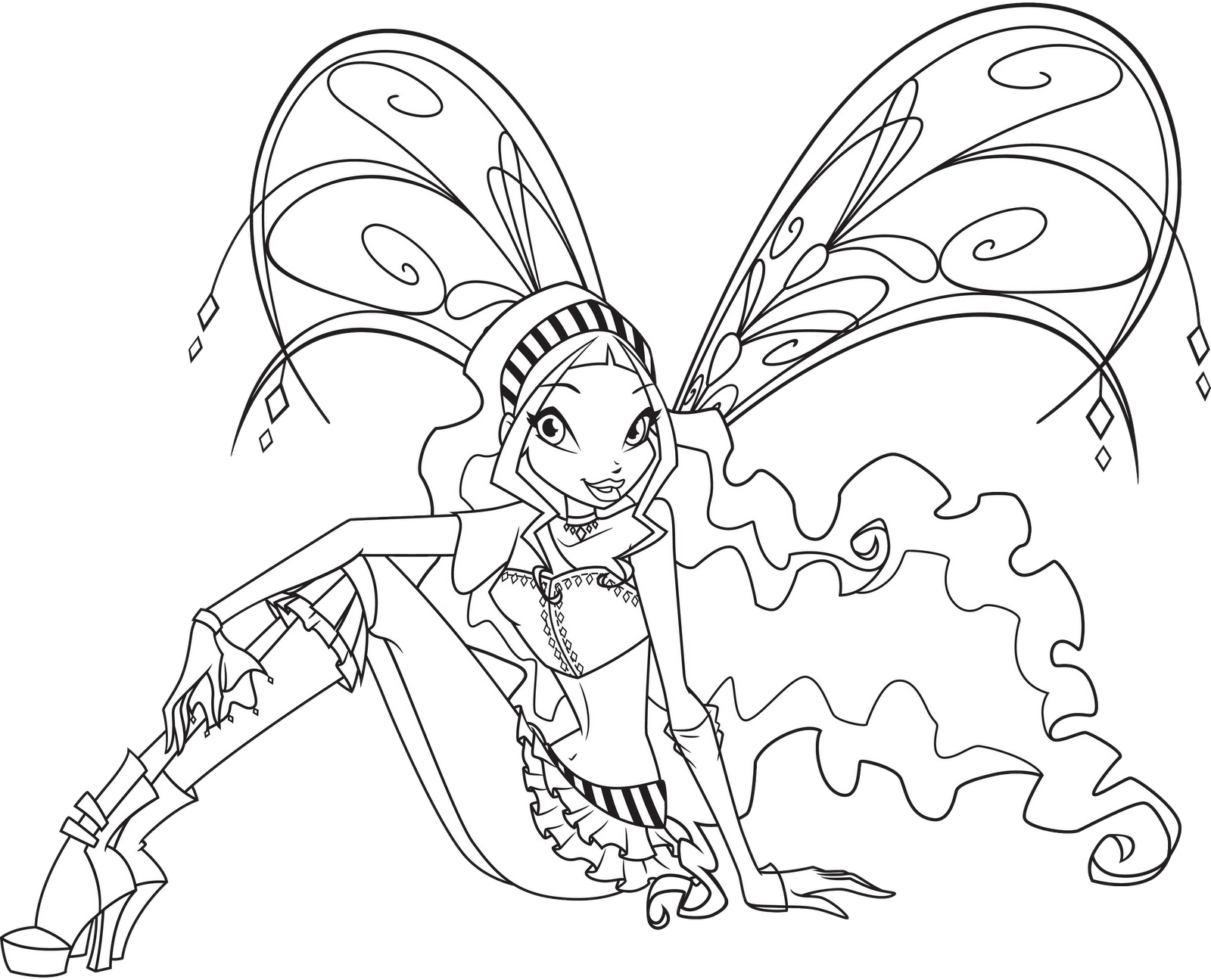 Клуб винкс черно белое Клуб винкс черно белое