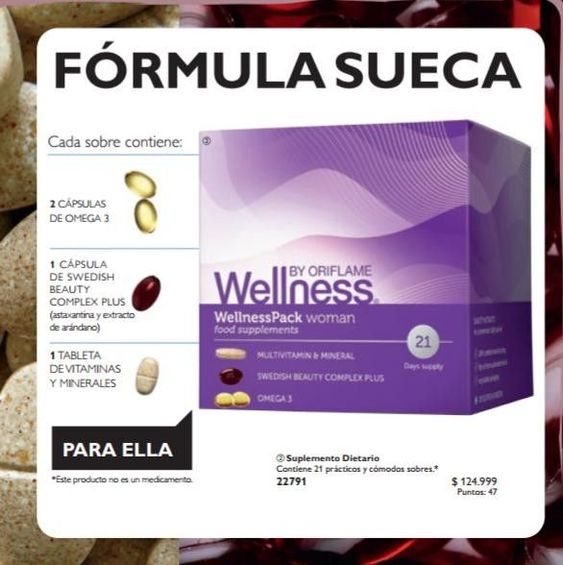 Noelia Talero Pack Wellness + Astaxantina ORIFLAME