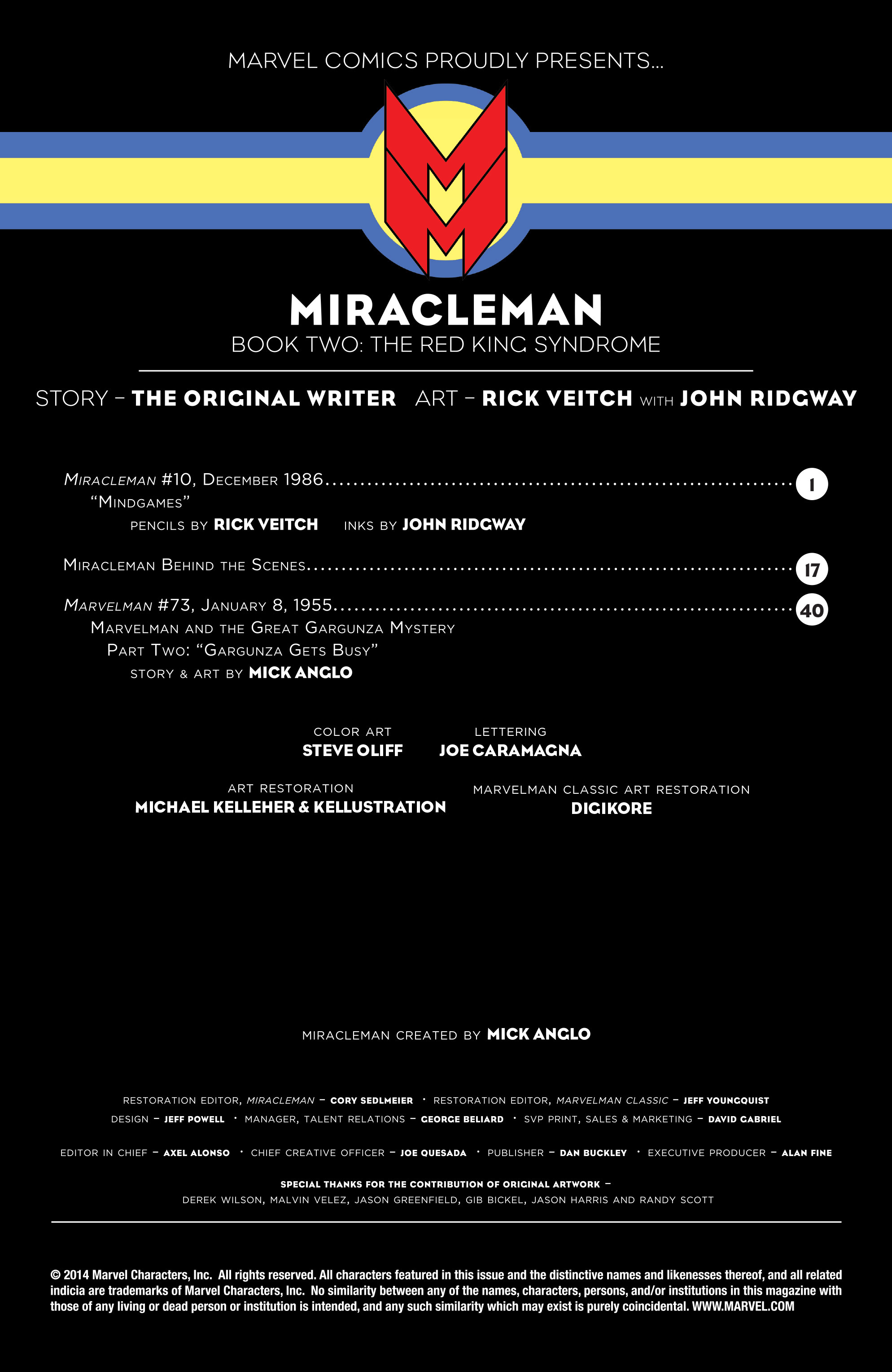 Read online Miracleman comic -  Issue #10 - 2