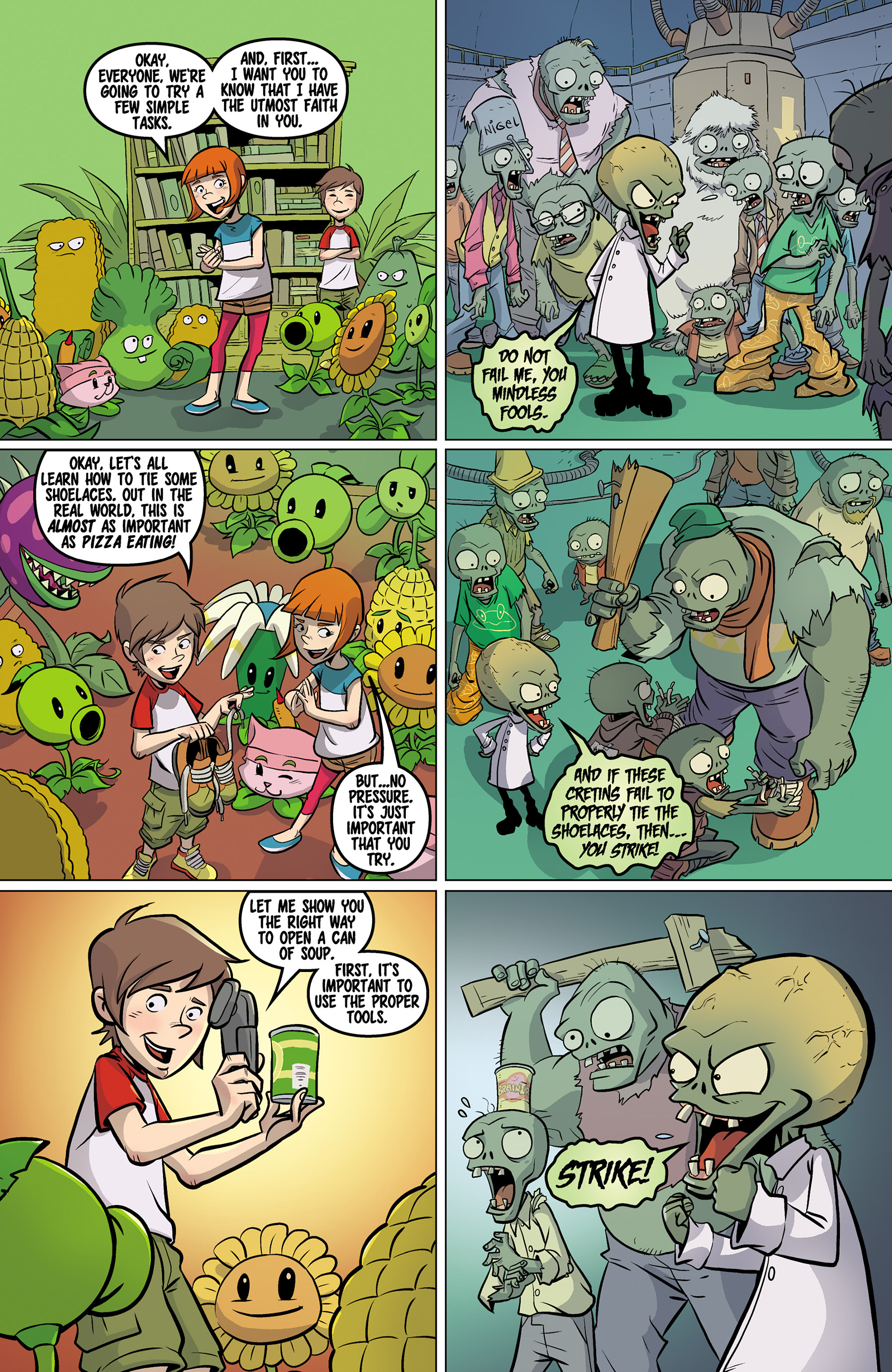 Read online Plants vs. Zombies: Grown Sweet Home comic -  Issue #5 - 7