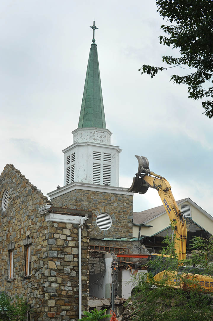 Columbia Pike Documentary Project Demolition of Arlington Presbyterian