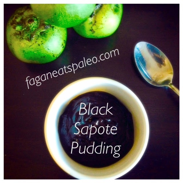 Black Sapote (aka Chocolate Pudding Fruit) Pudding