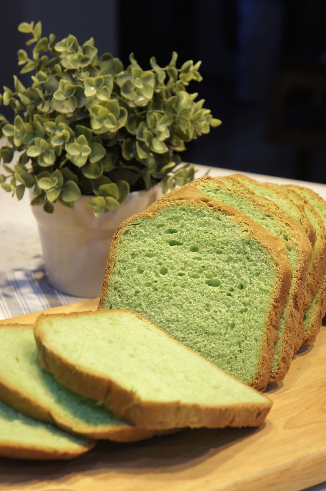 Say My Kitchen Bread Maker Fun Pandan Loaf 自制香兰面包