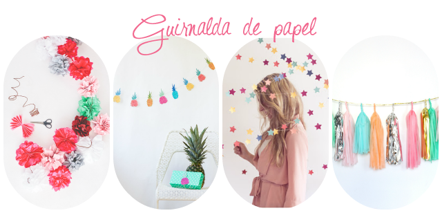 DIY guirnalda papel