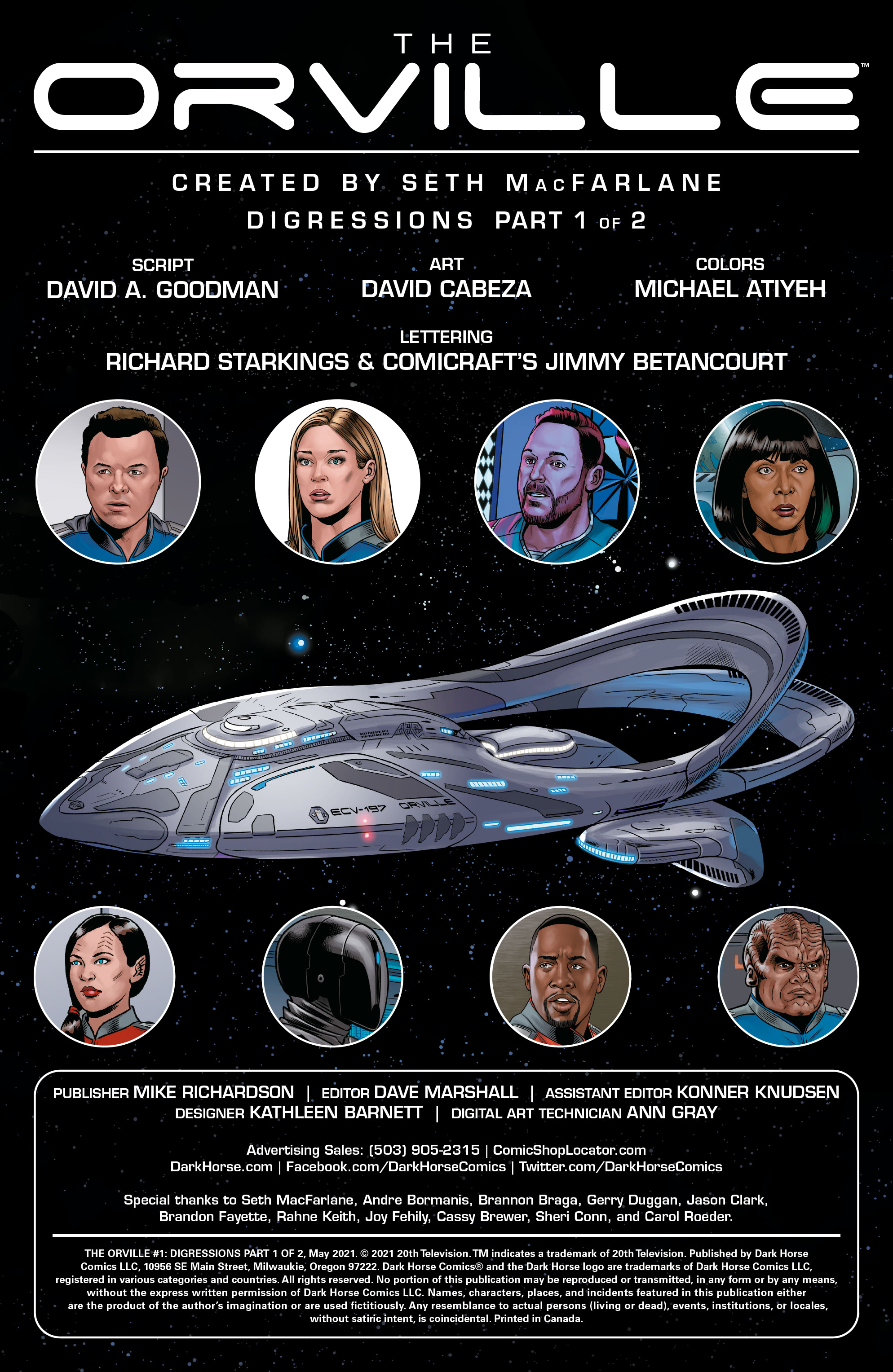 Read online The Orville: Digressions comic -  Issue #1 - 2