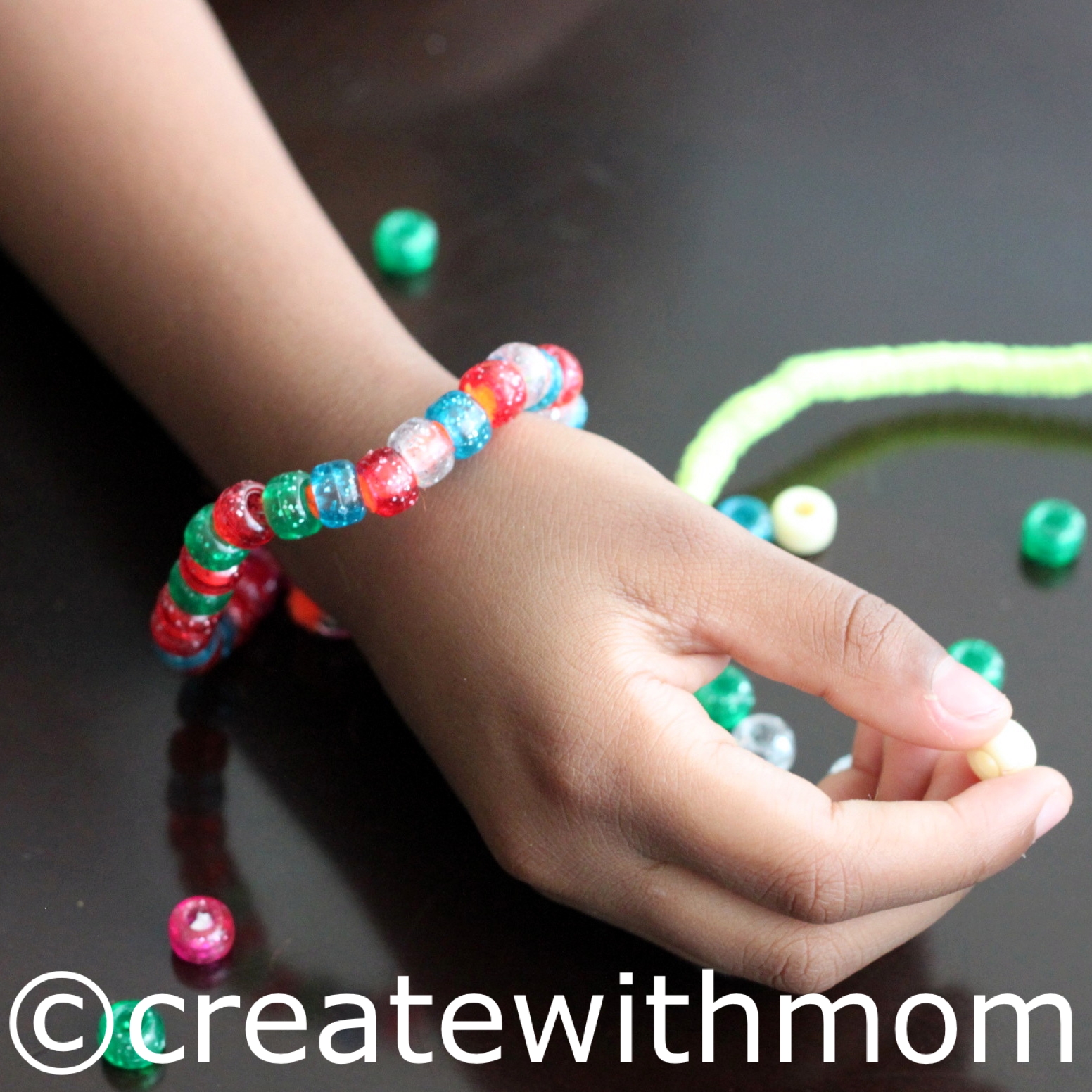 Create With Mom Beaded bracelets and Kinder® Surprise®