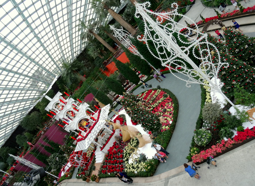 Singapore The Flower Dome at the Gardens by the Bay Travel and