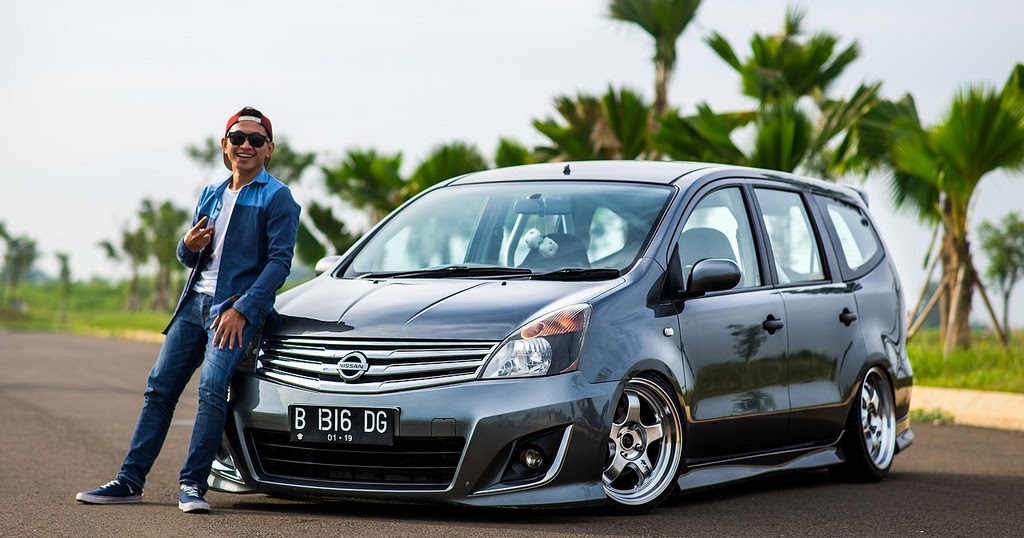 Modifikasi Mobil Ceper Nissan Grand Livina Gray Metallic Alul