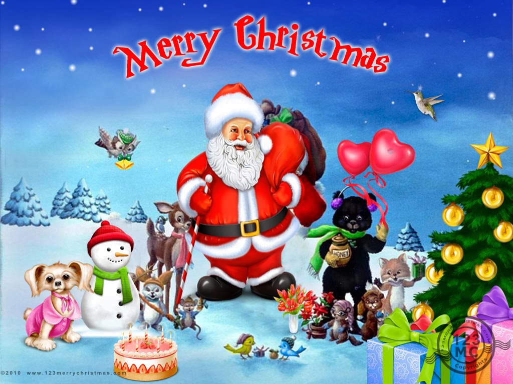 Santa Claus 3D pictures - Beautiful wallpapers collection 2018