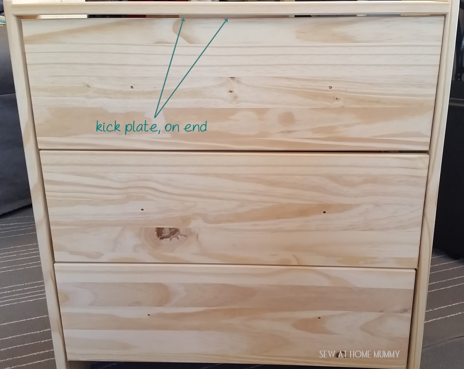 Sew At Home Mummy Diy Fabric Cutting And Craft Table Ikea Rast Hack