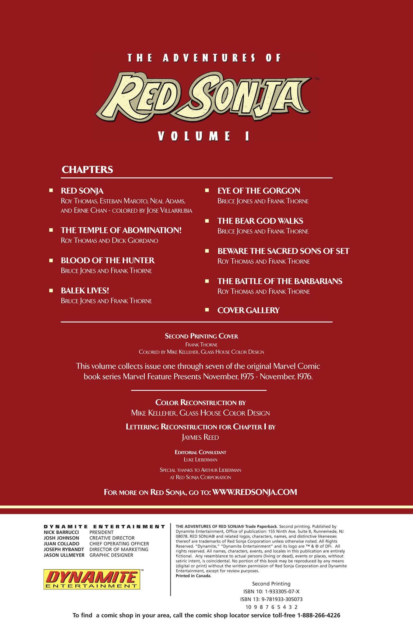 Read online The Adventures of Red Sonja comic -  Issue # TPB 1 - 4