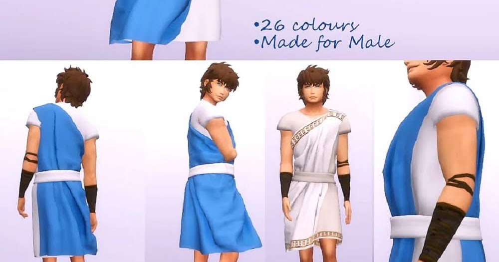 Ancient Rome clothes The Sims 4 _ Roman Toga Men Costume - SIMS4 Clove ...