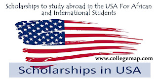 Scholarship in USA for african students.