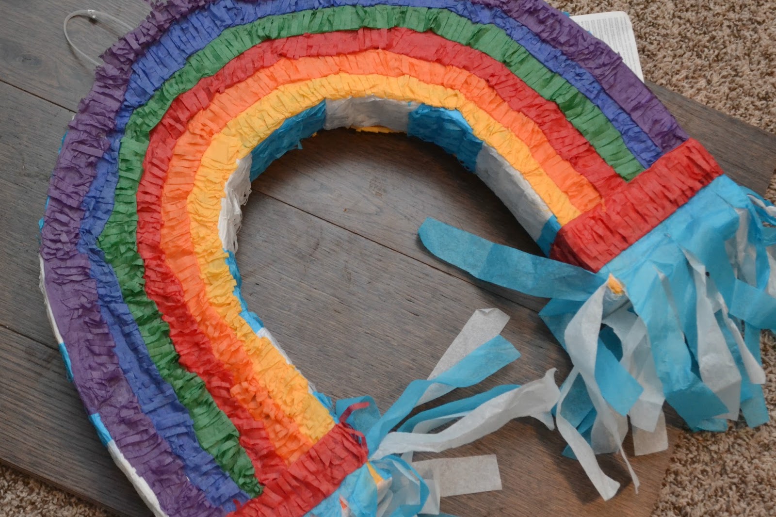 Turn A Traditional Pinata into a Pull String Pinata Building Our Story