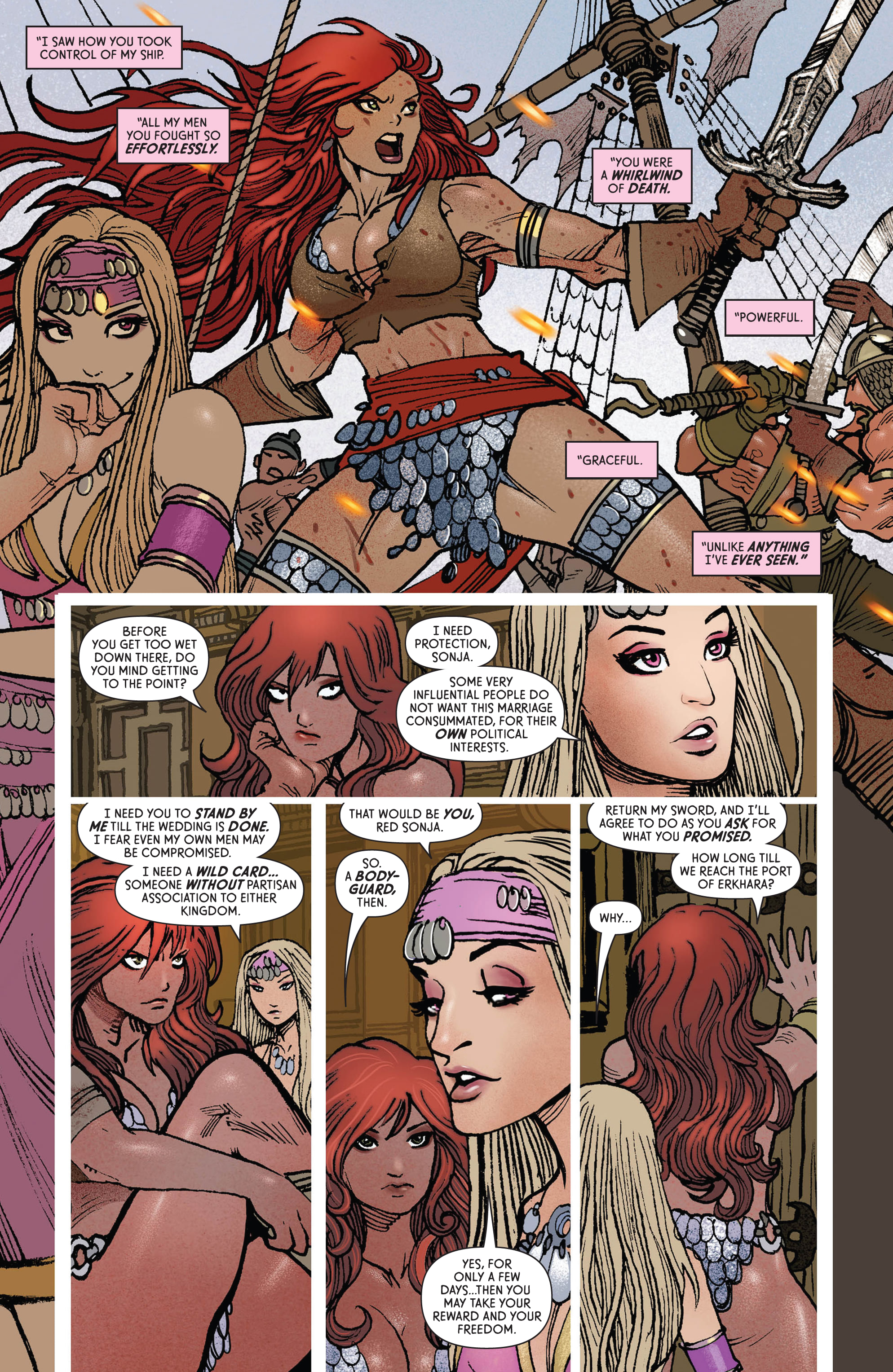 Read online The Invincible Red Sonja comic -  Issue #1 - 25