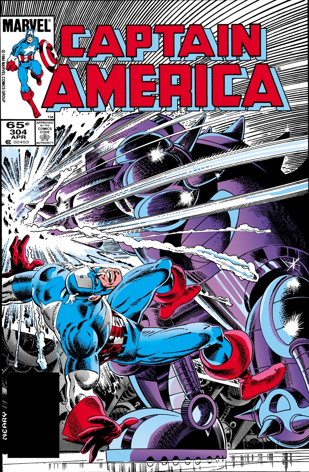 Read online Captain America (1968) comic -  Issue #304 - 1