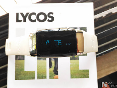 Lycos Life Smartband review distance tracking
