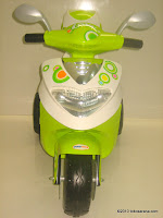 2 Doestoys LW626 Mio Battery Toy Motorcycle in Green