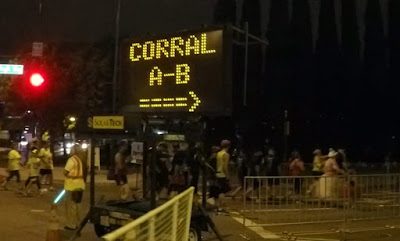 corral sign at a Disney race