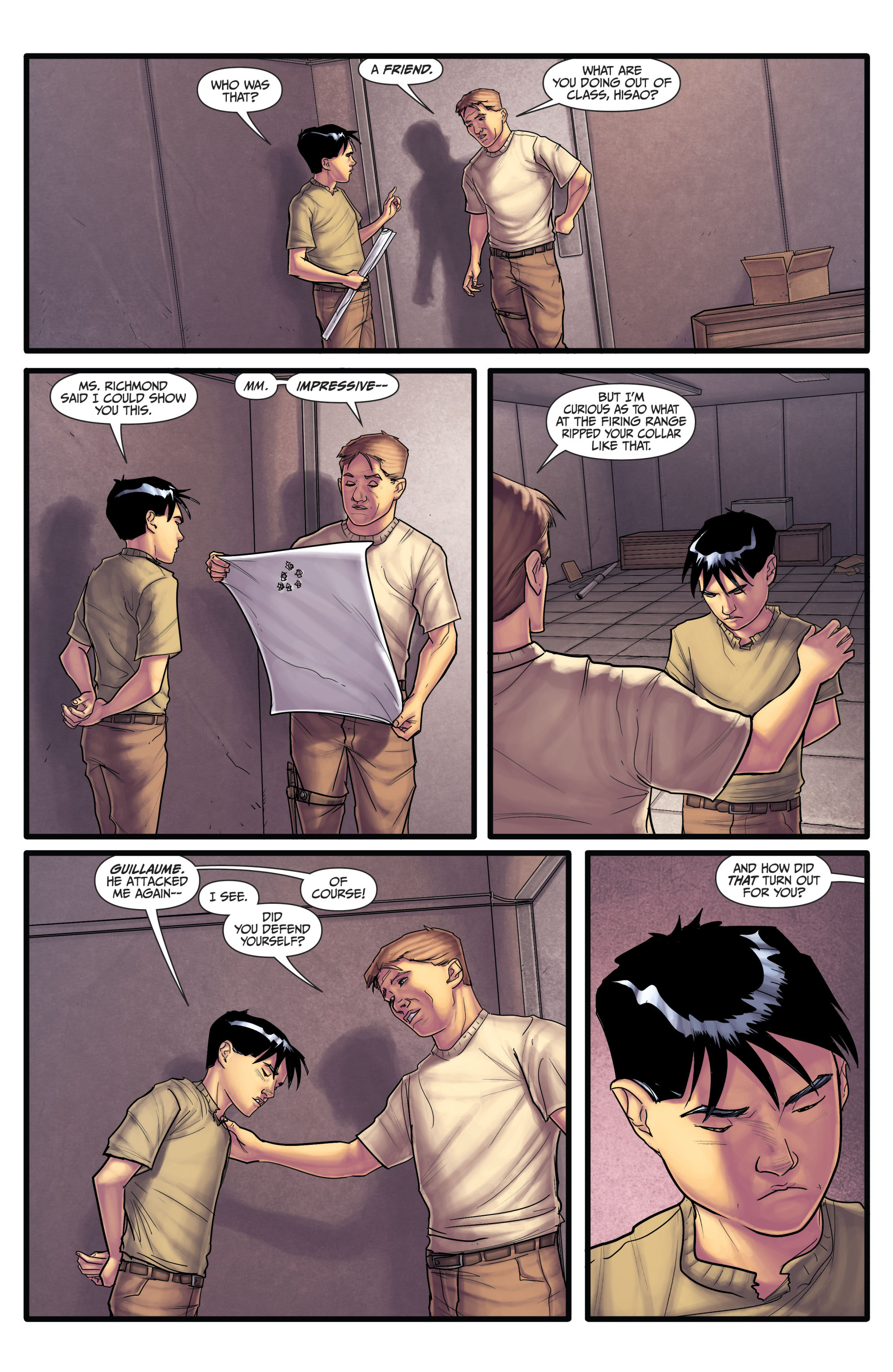 Read online Morning Glories comic -  Issue #18 - 12