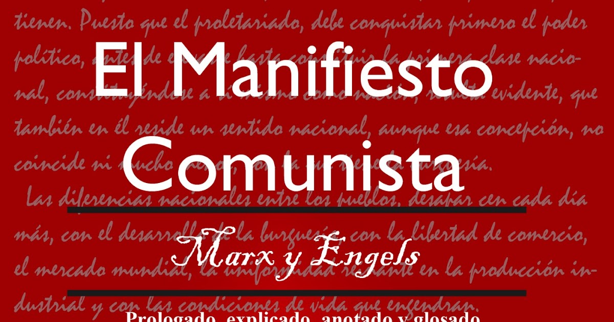 Edicions Pravda El Manifiesto Comunista Edicions Pravda El Manifiesto Comunista